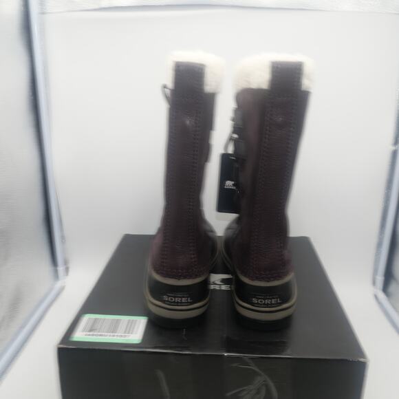 NEW Sorel Joan Of Artic Women's 6 Winter Snow Cold Weather Boots Cinder Brown - Picture 4 of 8